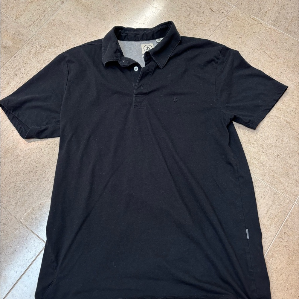 Volcom Black Polo Shirt – Size M